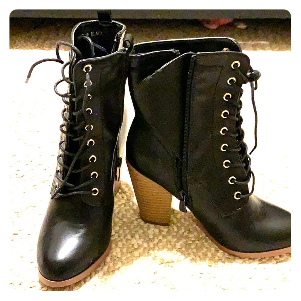 Black Combat Boots